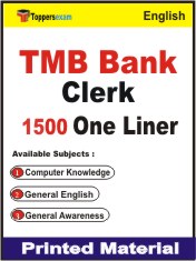 TMB Bank Clerk One Liner Book in English