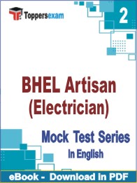 BHEL Artisan (Electrician) PDF Book In English - Question Paper