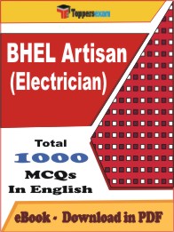 BHEL Artisan (Electrician) PDF Book In English - MCQ / Objective Questions