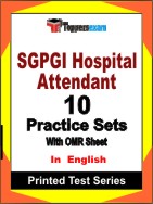 SGPGI Hospital Attendant Book in English - Practice Set