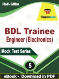 BDL Trainee Engineer (Electronics)  Test  PDF Book In Hindi - Practice Set