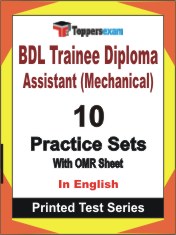 BDL Trainee Diploma Assistant (Mechanical) Book in English - Practice Set