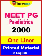 NEET PG Paediatrics One Liner Book in English
