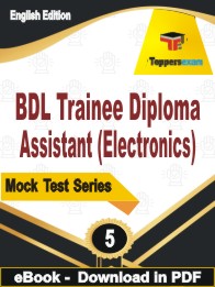 BDL Trainee Diploma Assistant (Electronics) PDF Book In English - Practice Set