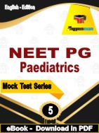 NEET PG Paediatrics Test PDF Book In English - Practice Set