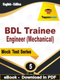 BDL Trainee Engineer (Mechanical)  Test  PDF Book In English - Practice Set