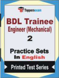 BDL Trainee Engineer (Mechanical) Book in English - Question Paper / Practice Set