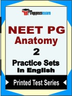 NEET PG Anatomy Book in English - Question Paper / Practice Set