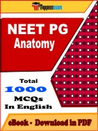 NEET PG Anatomy  PDF Book In English - MCQ / Objective Questions