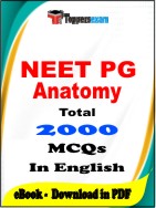NEET PG Anatomy  PDF Book In English - MCQ / Objective Questions