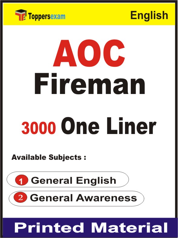 AOC Fireman One Liner Book in English