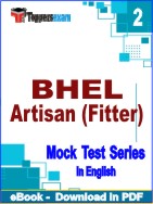 BHEL Artisan (Fitter)  Test PDF Book In English - Question Paper