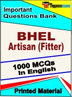 BHEL Artisan (Fitter)  Book in English - Objective MCQ