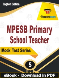 MPESB Primary School Teacher PDF Book In English - Practice Set