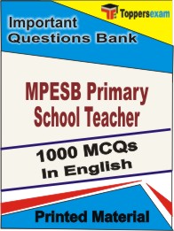 MPESB Primary School Teacher Book in English - Objective MCQ