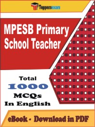 MPESB Primary School Teacher PDF Book In English - MCQ / Objective Questions