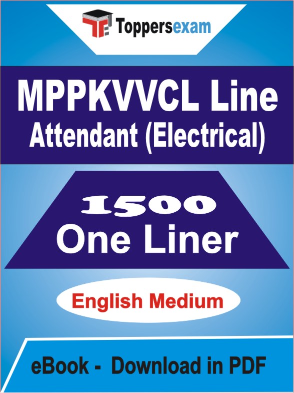 MPPKVVCL LINE ATTENDANT (ELECTRICAL) One Liner Book PDF in English