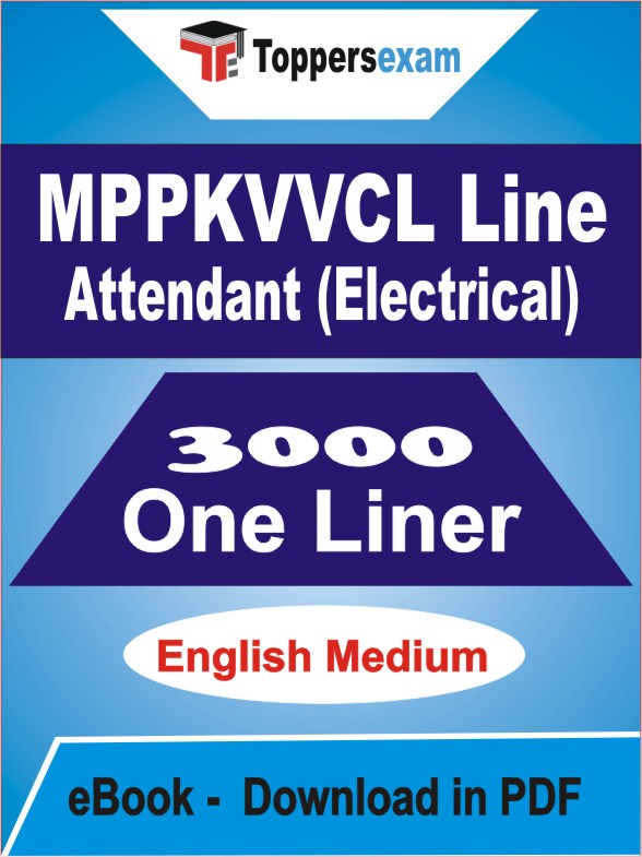 MPPKVVCL LINE ATTENDANT (ELECTRICAL) One Liner Book PDF in English