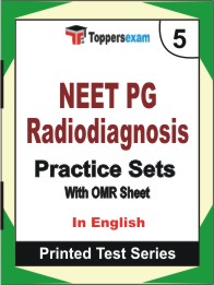 NEET PG Radiodiagnosis Book in English - Mock Test / Practice Set
