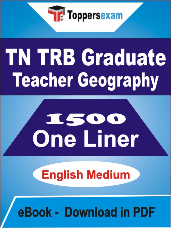 TN TRB GRADUATE TEACHER GEOGRAPHY One Liner Book PDF in English