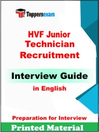 HVF Junior Technician Recruitment for Interview Guide Book in English