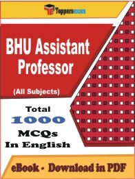 EBook of BHU Assistant Professor Exam (MCQ) in PDF Format in English