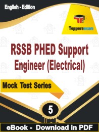 RSSB PHED Support Engineer (Electrical) Test PDF Book In English - Practice Set
