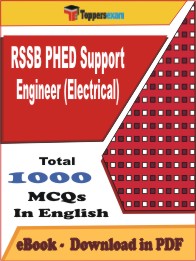 RSSB PHED Support Engineer (Electrical) PDF Book in English - MCQ / Objective Questions
