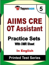 AIIMS CRE OT Assistant Book in English - Mock Test / Practice Set