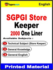 SGPGI Store Keeper One Liner Book in English