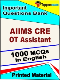 AIIMS CRE OT Assistant Book in English - Objective MCQ