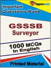 GSSSB Surveyor Book in English - Objective MCQ