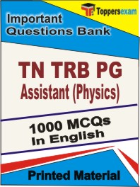 TN TRB PG Assistant (Physics) Book in English - Objective MCQ