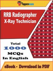 RRB Radiographer X-Ray Technician PDF Book In English - MCQ / Objective Questions