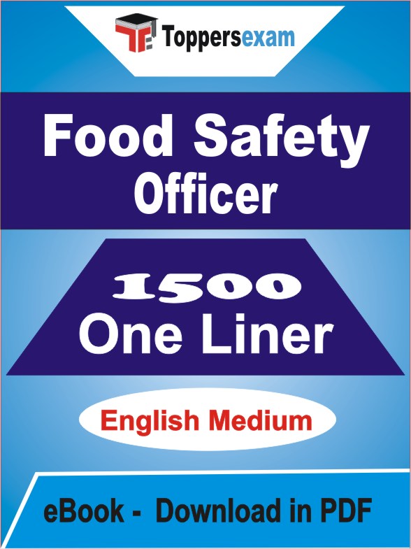 FOOD SAFETY OFFICER One Liner Book PDF in English