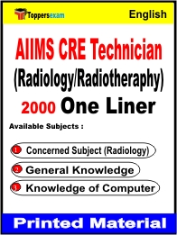 AIIMS CRE Technician (Radiology/Radiotheraphy) One Liner Book in English