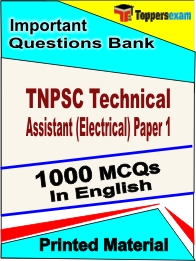TNPSC Technical Assistant (Electrical) Paper 1 Book in English - Objective MCQ