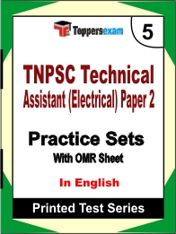 TNPSC Technical Assistant (Electrical) Paper 2 Book in English - Mock Test / Practice Set