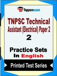 TNPSC Technical Assistant (Electrical) Paper 2 Book in English - Question Paper / Practice Set