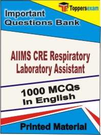 AIIMS CRE Respiratory Laboratory Assistant Book in English - Objective MCQ