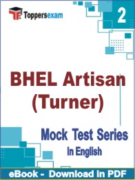 BHEL Artisan (Turner) Test PDF Book In English - Question Paper