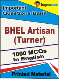 BHEL Artisan (Turner) Book in English - Objective MCQ