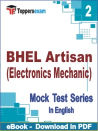 BHEL Artisan (Electronics Mechanic) Test PDF Book In English - Question Paper
