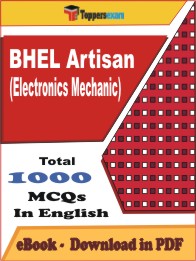 BHEL Artisan (Electronics Mechanic) PDF Book in English - MCQ / Objective Questions