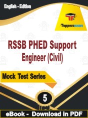 RSSB PHED Support Engineer (Civil)  PDF Book In English - Practice Set
