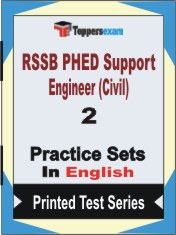 RSSB PHED Support Engineer (Civil) Book in English - Question Paper / Practice Set