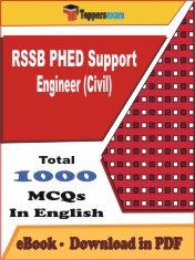 RSSB PHED Support Engineer (Civil) PDF Book In English - MCQ / Objective Questions