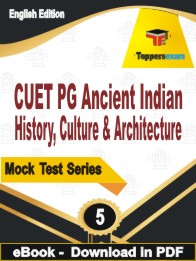 CUET PG Ancient Indian History, Culture & Architecture Test PDF Book In English - Practice Set