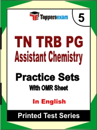 TN TRB PG Assistant Chemistry Book in English - Mock Test / Practice Set