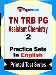 TN TRB PG Assistant Chemistry Book in English - Question Paper / Practice Set